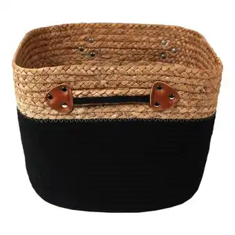 Canasta de almacenamiento negro 24cm - ikhome