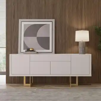 Muebles Jamar Consola portland off white oferta