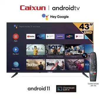 Superdroguería Olímpica Televisor caixun 43 pulgadas smartv high dynamic range 4k c43v1ua oferta