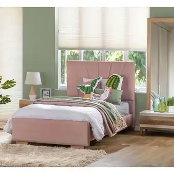 Muebles Jamar Cama 1.00 andros eurolino rosado oferta