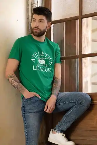 Pacífika Camiseta manga corta verde oferta