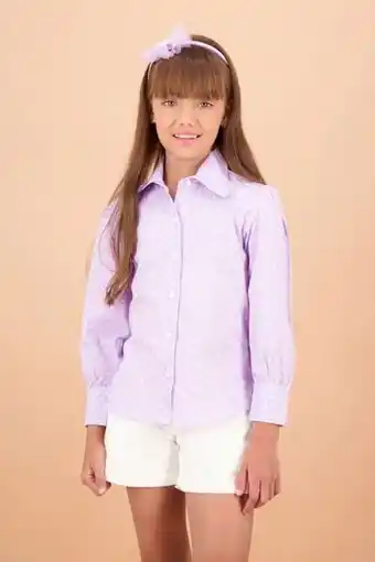 Surtitodo Camisa para niña color morado ref: 201957 - tex sion oferta