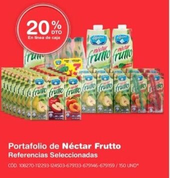 Makro Portafolio de Néctar Frutto Referencias Seleccionadas oferta