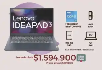 Olímpica Lenovo IDEAPAD3 oferta