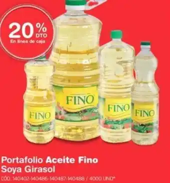 Makro Portafolio Aceite Fino Soya Girasol oferta