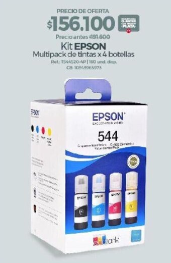 Olímpica Kit EPSON Multipack de tintas x 4 botellas oferta