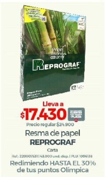 Resma de papel REPROGRAF
