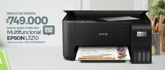 Olímpica Multifuncional EPSON L3210 oferta