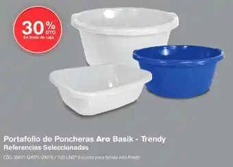 Makro Portafolio de Poncheras Aro Basik - Trendy oferta