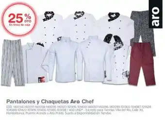 Makro Pantalones y Chaquetas Aro Chef oferta