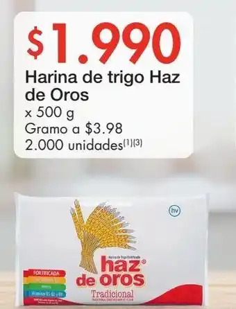 Metro Harina de trigo haz de oros x 500g oferta