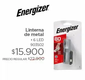 Easy Linterna energizer compacta de metal oferta