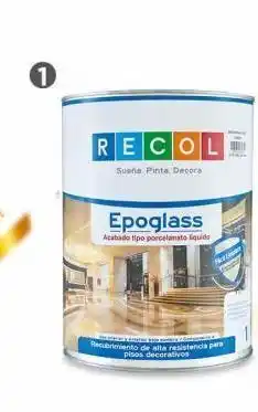 Resina componente a epóxica 1 galón recol