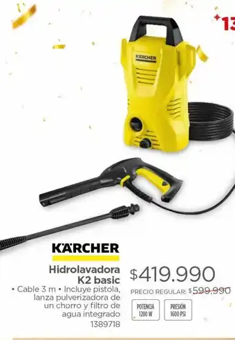 Easy Hidrolavadora kärcher k2 basic oferta