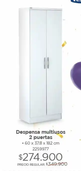 Easy Despensa multiusos 2 puertas oferta