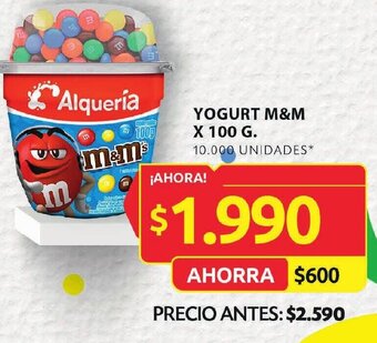 Ara YOGURT M&M x 100g oferta
