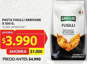 Ara PASTA FUSILLI ARRIVARE x 500g oferta