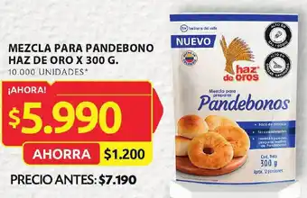 Ara MEZCLA PARA PANDEBONO HAZ DE ORO X 300 G. oferta
