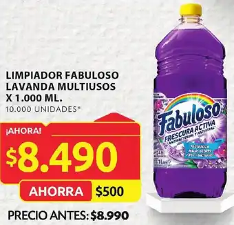 Ara LIMPIADOR FABULOSO LAVANDA MULTIUSOS X 1.000 ML. oferta