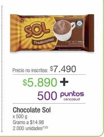 Jumbo Chocolate sol x 500 g oferta