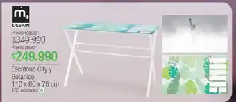 Jumbo Escritorio city y botánico 110 x 60 x 75 cm oferta