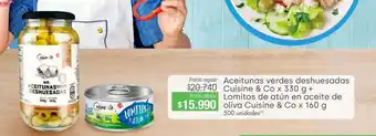 Jumbo Aceitunas verdes cuisine & co x 330g oferta