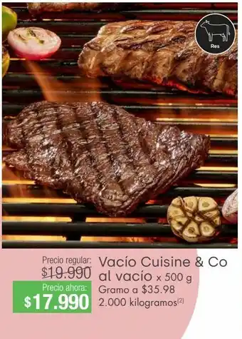 Jumbo Vacío cuisine & co x 500g oferta