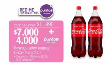Jumbo Gaseosa sabor original coca cola x 2.5l oferta