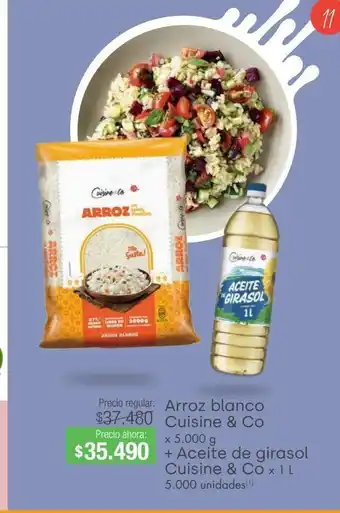 Jumbo Arroz blanco cuisine & co x 5000g oferta