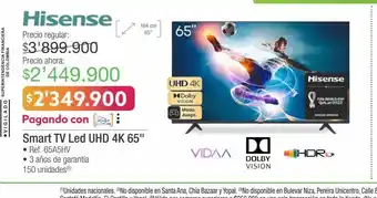Jumbo Smart tv led uhd 4k 65 oferta