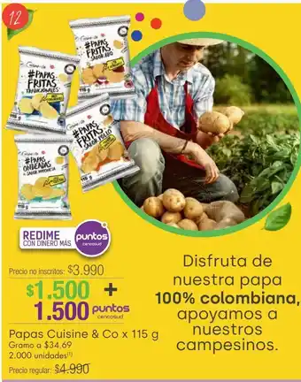 Jumbo Papas cuisine & co x 115g oferta