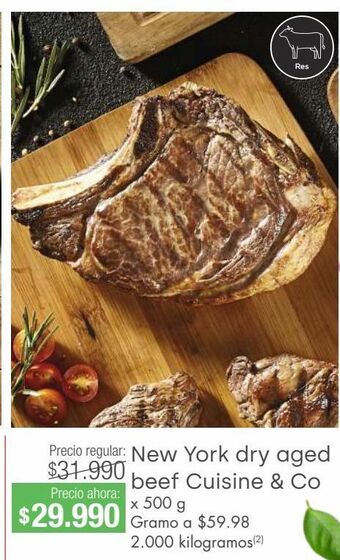 Jumbo New york dry aged beef cuisine & co x 500g oferta