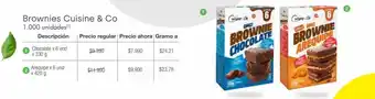 Jumbo Brownies cuisine & co oferta
