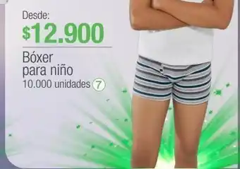 Jumbo Bóxer para niño oferta