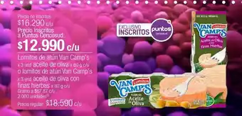 Jumbo Lomitos de atún van camp´s x 3un oferta