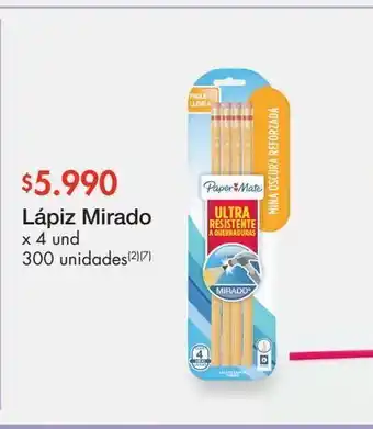 Metro Lápiz mirado x 4 und oferta