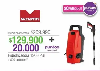 Jumbo Hidrolavadora mc carthy oferta