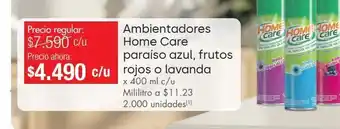 Metro Ambientadores home care oferta