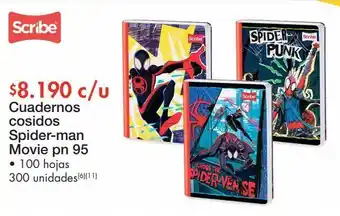 Metro Cuadernos cosidos spider-man movie pn 95 • 100 hojas oferta