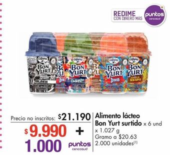 Metro Alimento lácteo bon yurt surtido x 6 und x 1.027 g oferta