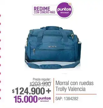 Easy Morral con ruedas trolly valencia oferta