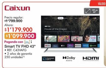 Metro Smart tv caixun oferta