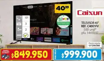 Colsubsidio Caixun TELEVISOR 40" REF. C40V1FV 500UND oferta
