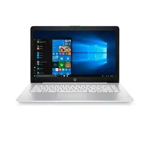 Alkomprar Computador Portatil HP 14"; Pulgadas 14-ax113la Intel Celeron- RAM 4 GB- Almacenamiento eMMC 64GB- Blanco Diamante oferta