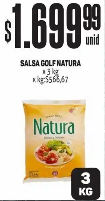 Makro SALSA GOLF NATURA x 3 kg oferta