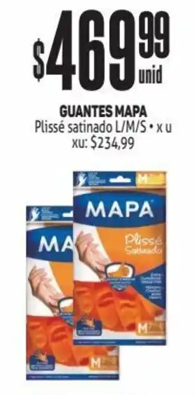 Makro GUANTES MAPA Plissé satinado L/M/S oferta