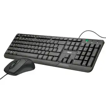 Falabella Kit Alámbrico Usb Teclado+Mouse Trust Ziva oferta