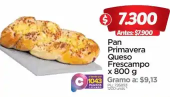 Surtimax Pan Primavera Queso Frescampo x 800g oferta