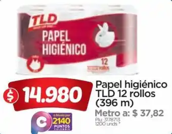 Surtimax Papel higiénico TLD 12 rollos (396m) oferta