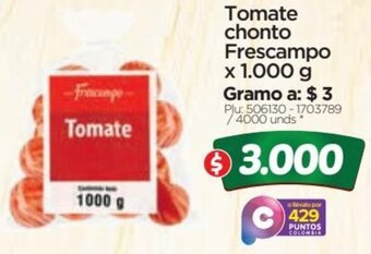Surtimax Tomate chonto Frescampo x 1.000 g oferta